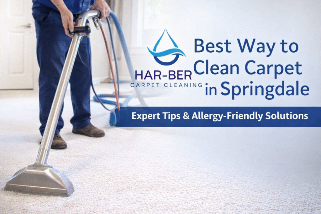 Best Way to Clean Carpet in Springdale