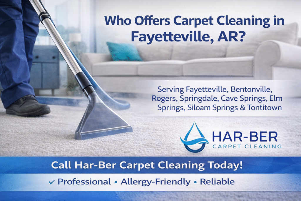 who offers carpet cleaning in Fayetteville AR?