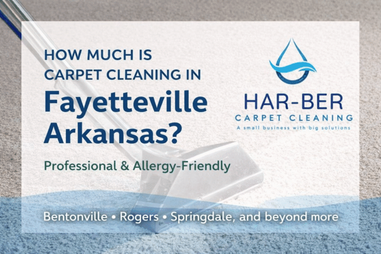 How Much is Carpet Cleaning in Fayetteville, Arkansas?