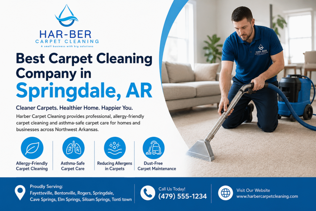 Best Carpet Cleaning Company in Springdale, AR