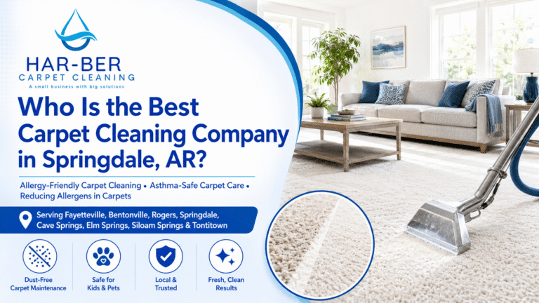Who Is the Best Carpet Cleaning Company in Springdale, AR?