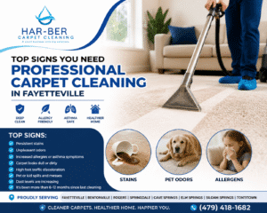 Top Signs You Need Professional Carpet Cleaning in Fayetteville