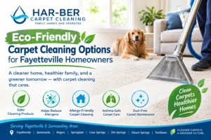 Eco-Friendly Carpet Cleaning Options for Fayetteville Homeowners