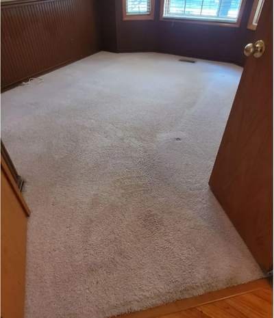 After: Deep carpet stain removal