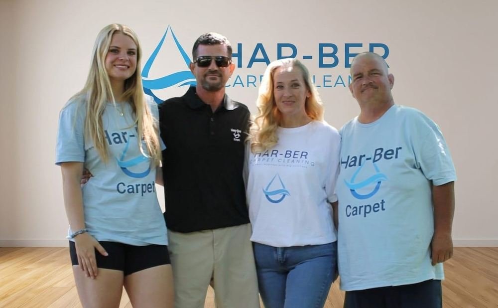 The Har-Ber Carpet Cleaning family team